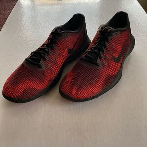 NIKE FLEX Men’s Red/Black Running Shoes AA7397-008 Size 11